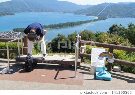 Amanohashidate peephole Amanohashidate peephole 141390593