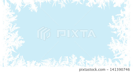Texture overlay background. ice frame with frozen effect. vector winter border abstract with frozen texture. snow and snowfall grunge Texture overlay background. ice frame with frozen effect. vector winter border abstract with frozen texture. snow and snowfall grunge 141390746