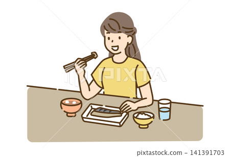女性享用日本料理 女性享用日本料理 141391703