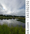 Cloud-covered countryside 141392292