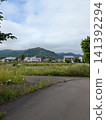 rural landscape with mountains 141392294