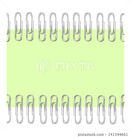 paper clips School Seamless horizontal border frame template Black and white hand drawn illustration. Vector graphic line ink art. Perfect for logo, branding, packaging, labels, modern decor design. paper clips School Seamless horizontal border frame template Black and white hand drawn illustration. Vector graphic line ink art. Perfect for logo, branding, packaging, labels, modern decor design. 141394661