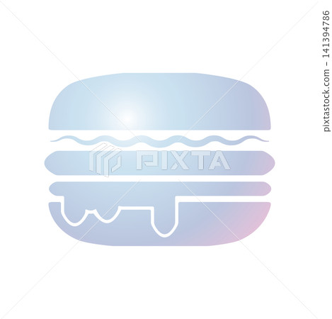 Burger icon design template 141394786