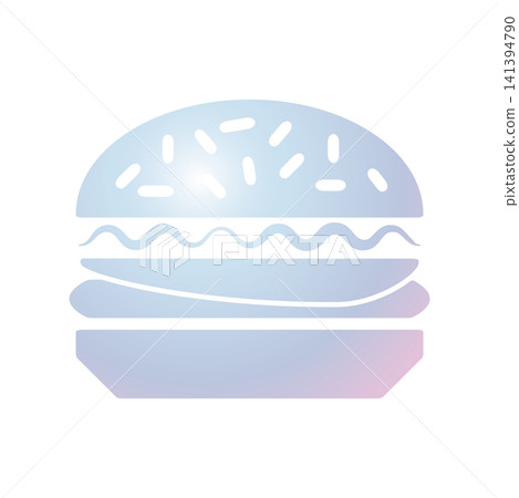 Burger icon design template 141394790