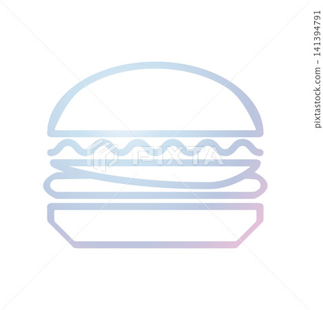 Burger icon design template Burger icon design template 141394791