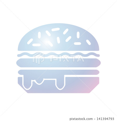 Burger icon design template 141394793