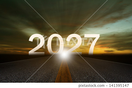 2027 new year concept 2027 new year concept 141395147