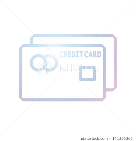 Credit Card icon design template Credit Card icon design template 141395365