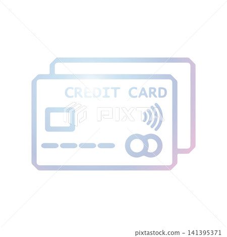 Credit Card icon design template Credit Card icon design template 141395371