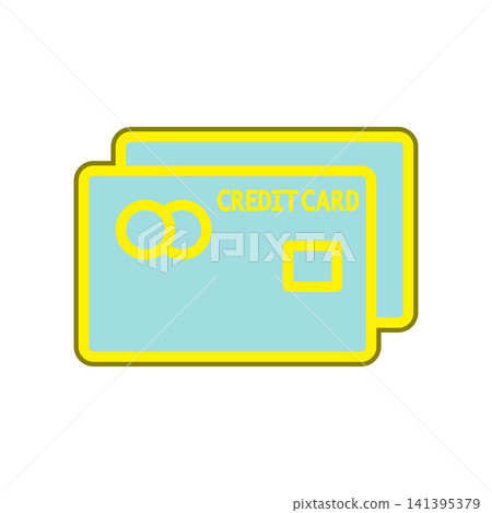 Credit Card icon design template Credit Card icon design template 141395379