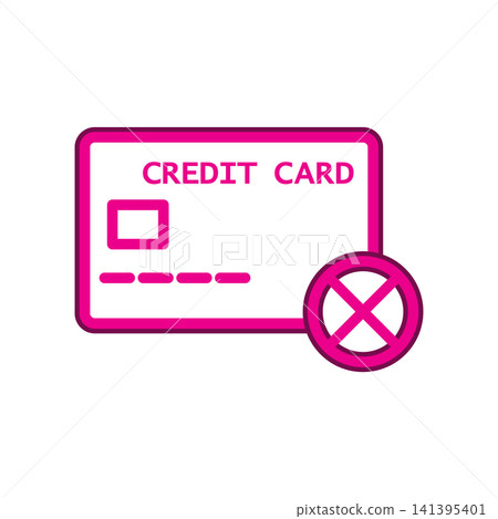 Credit Card icon design template Credit Card icon design template 141395401