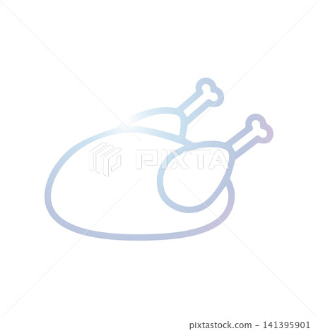 Meat icon design template 141395901