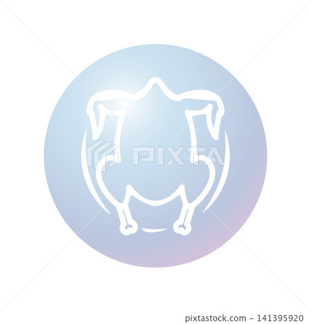 Meat icon design template 141395920