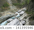 Liwu Gorge as seen from the Baiyang Trail in Taroko Gorge, Taiwan 141395946