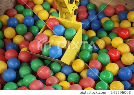 Play equipment with colorful balls Play equipment with colorful balls 141396008