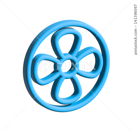 Air Fan icon design template Air Fan icon design template 141396097