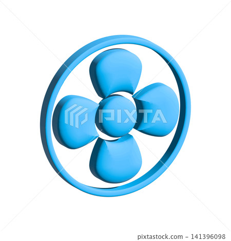 Air Fan icon design template Air Fan icon design template 141396098