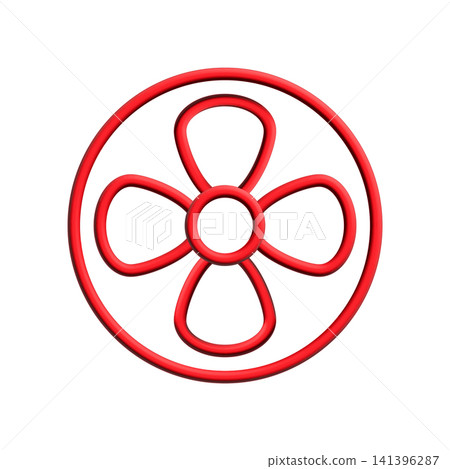 Air Fan icon design template Air Fan icon design template 141396287