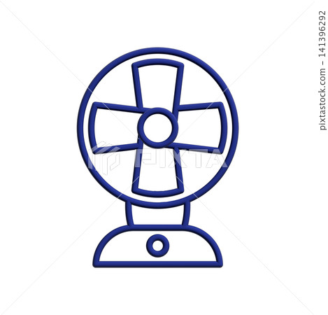 Air Fan icon design template Air Fan icon design template 141396292