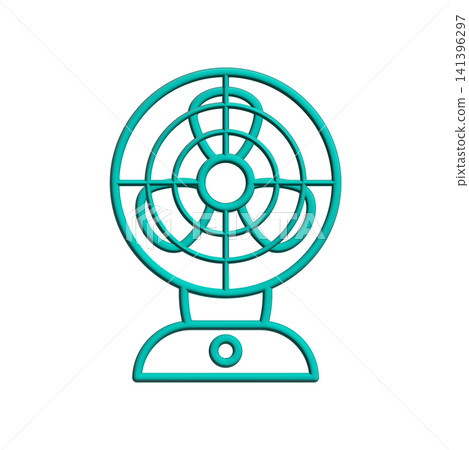 Air Fan icon design template Air Fan icon design template 141396297