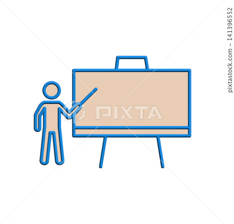 Blackboard icon design template Blackboard icon design template 141396552