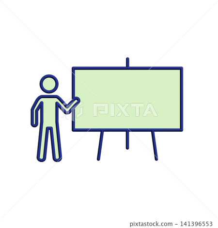 Blackboard icon design template Blackboard icon design template 141396553