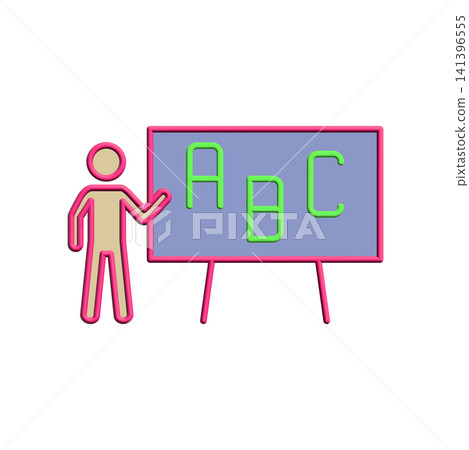 Blackboard icon design template Blackboard icon design template 141396555