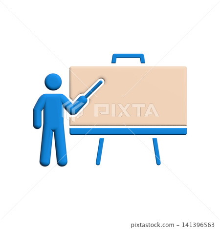 Blackboard icon design template Blackboard icon design template 141396563