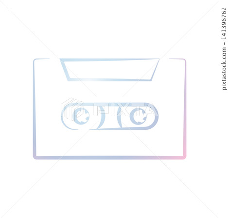 Cassette icon design template Cassette icon design template 141396762