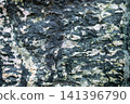 Close-up view of textured granite rock surface with natural patterns 141396790