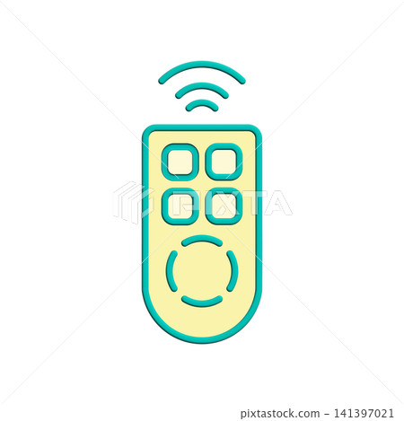 Remote Control icon design template Remote Control icon design template 141397021