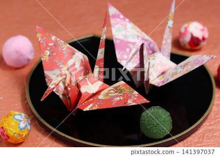 日式摺紙鶴 日式摺紙鶴 141397037