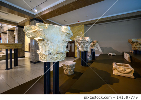 Exhibition of ancient artifacts in National Museum of Serbia in Belgrade, Serbia Exhibition of ancient artifacts in National Museum of Serbia in Belgrade, Serbia 141397779