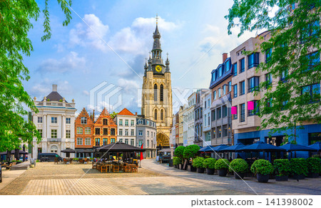 Kortrijk city historical center Grote Markt Central market square Kortrijk city historical center Grote Markt Central market square 141398002