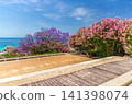 Viewpoint Alicante city mirador in Parque de La Ereta park 141398074