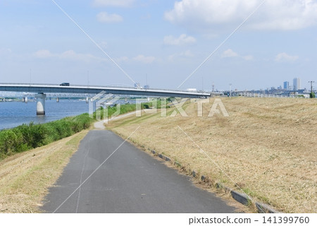 Near the mouth of the Edogawa River in Ichikawa City, Chiba Prefecture, July 2026 Near the mouth of the Edogawa River in Ichikawa City, Chiba Prefecture, July 2026 141399760