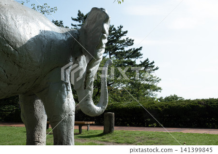 Elephant sculpture in the park Elephant sculpture in the park 141399845