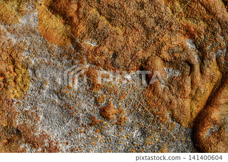 The inorganic texture created by the interplay of rust and concrete. The inorganic texture created by the interplay of rust and concrete. 141400604