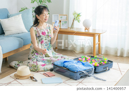 有護照的女人 141400957