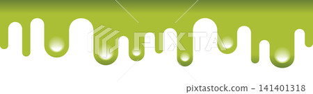 Frame illustration material with green liquid flowing Frame illustration material with green liquid flowing 141401318