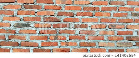 background of old vintage brick wall 141402684