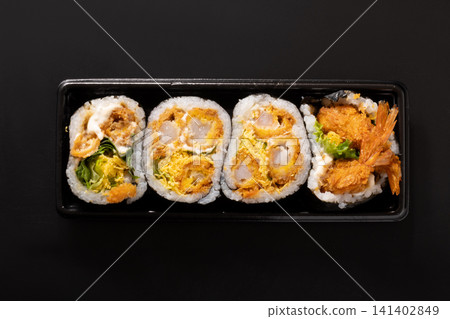 Shrimp tempura roll sushi Shrimp tempura roll sushi 141402849