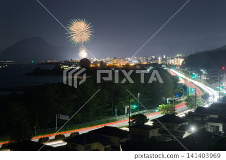 Beppu Kamegawa Fireworks (Beppu City, Oita Prefecture) Beppu Kamegawa Fireworks (Beppu City, Oita Prefecture) 141403969