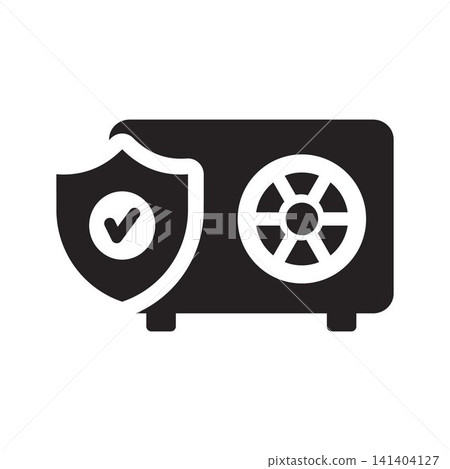 Money Safe Insurance Icon Money Safe Insurance Icon 141404127