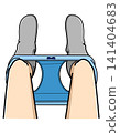 An image illustrating the state of putting your legs through the leg openings of the shorts. An image illustrating the state of putting your legs through the leg openings of the shorts. 141404683