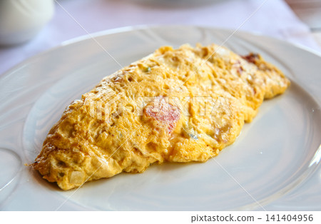 potato pancakes on white plate potato pancakes on white plate 141404956