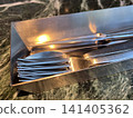 Stylish fork and knife 141405362
