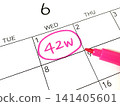 Calendar for 42 weeks of pregnancy 141405601