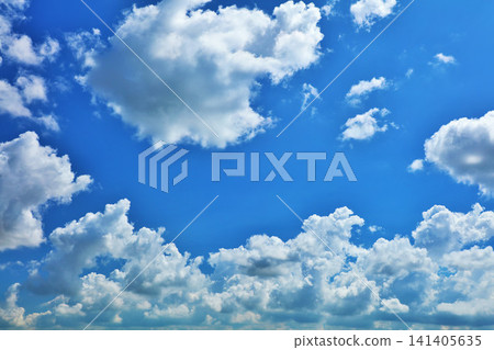 Summer blue sky and clouds Summer blue sky and clouds 141405635