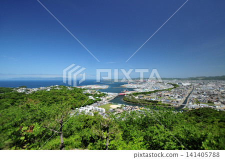 View of Saikazaki from Takatsukoyama Observatory [Wakayama City, Wakayama Prefecture] 141405788